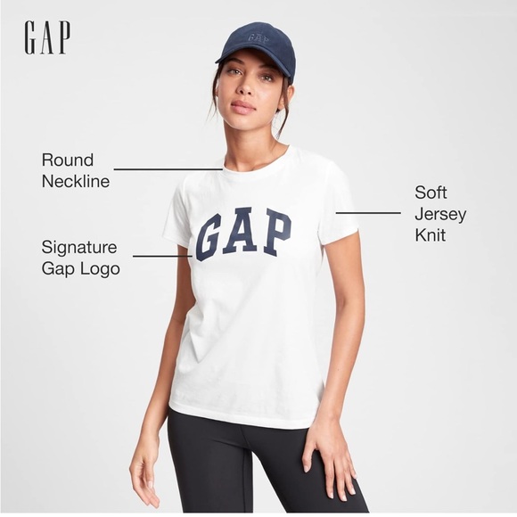 GAP Women's Ruby Wine T-Shirt - Picture 2 of 4